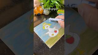 Day  5  Easy oil pastel drawing idea🦆 art drawing shorts oilpastels [upl. by Namhcan31]