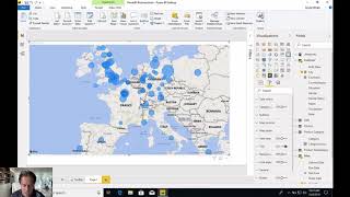 Power BI  map visual [upl. by Vincenty]