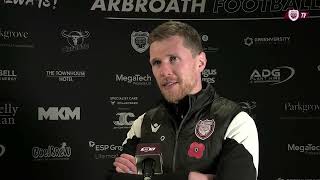 Arbroath 2  1 Cove Rangers  Colin Hamilton  Post Match Interview [upl. by Deach]