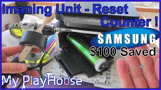 Samsung Imaging Unit  Reset to Save 100  Ninja Hack  1178 [upl. by Rolfe]