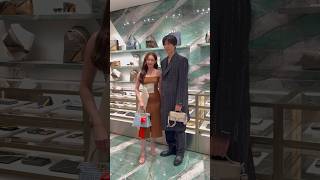 When Bella meets Lee MinHo  FENDI Men’s boutique at Paragon open FENDI bellacampen leeminho [upl. by Pliner]