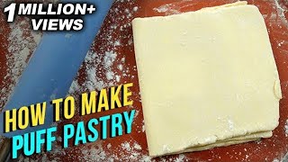 How To Make Puff Pastry  Puff Pastry Recipe  Eggless Recipe  Homemade Puff Pastry Sheet  Upasana [upl. by Ajnot259]