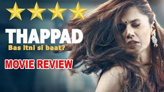 THAPPAD Movie Review  Taapsee Pannu Pavail Gulati Anubhav Sinha [upl. by Tung878]