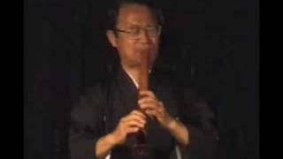 Tadashi Tajima Shakuhachi Flute Osaka Japan [upl. by Anuaek]