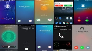 10 phones incoming callVarious ringtones [upl. by Alessig905]