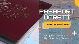 Pasaport Ücreti Nasıl Ödenir Nasıl Taksitlendirilir [upl. by Kenaz179]