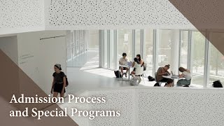 Chapter 5 Admission Process and Special Programs [upl. by Olympias928]