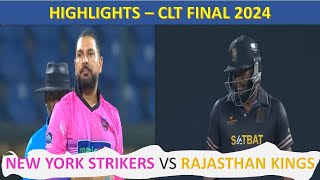 Final Match Full Highlights  Legends Cricket Trophy 2024  NYS Strikers vs Rajasthan Kings [upl. by Lawton299]