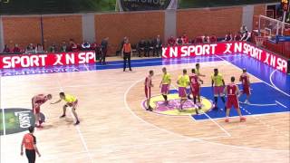 ABA Liga 201617 Round 15 match Mega Leks  FMP 25122016 [upl. by Oliy]