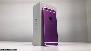 Custom Purple iPhone 6 built from parts [upl. by Yrannav]