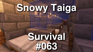 Minecraft Snowy Taiga Survival  063 [upl. by Assirhc]