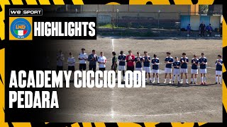 Academy Ciccio Lodi vs Pedara U15  Giornata 16  Catania [upl. by Wehrle996]