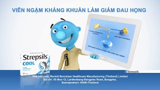 Strepsils Cool – Viên ngậm kháng khuẩn làm giảm đau họng [upl. by Frierson679]