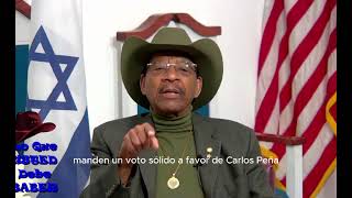 Exsenador de Nueva York Rev Rubén Diaz llama a dominicanos votar por Carlos Peña presidente de RD [upl. by Ri]