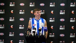 AFL DRAFT  quotIm pumpedquot  OSullivan the newest Roo midfield recruit [upl. by Aziaf]