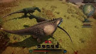 Ampelosaurus Gameplay  Path of Titans [upl. by Anawahs711]