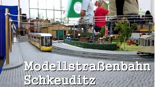 Modellstraßenbahnausstellung  105 Jahre Straßenbahn Schkeuditz Modellbahnwelt TV [upl. by Anayaran]