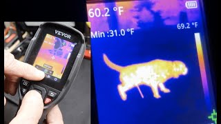 VEVOR SC240M handheld thermal camera sees back in time and in the dark Outstanding performance [upl. by Hosbein]