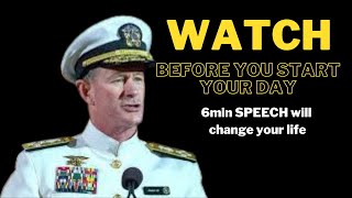 Best Speech Ever Navy Admiral William McRaven Speech [upl. by Rainwater]