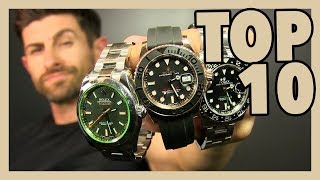 Los 10 mejores marcas de relojes DE LUJO ⌚ hombres [upl. by Sapphire]