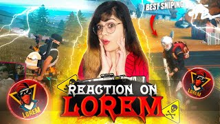 Lorem Free Fire Is Not Human Reaction on Lorem AWM In Mobile From Argentina  Garena Free Fire [upl. by Naej68]