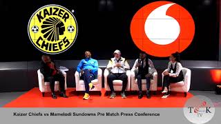 Kaizer Chiefs vs Mamelodi Sundowns pre Match press Conference Coaches  Manqoba amp Nabi [upl. by Ytnom]