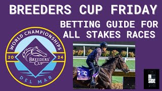 Breeders Cup Future Stars Friday Betting Preview and Inside Picks [upl. by Urbana]