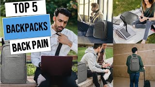 Top 5 Best Backpacks for Back Pain 2025 [upl. by Aititel]