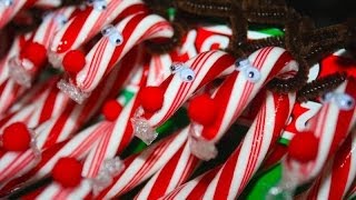 How to Make Candy Cane Reindeers [upl. by Aikel]