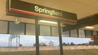 Brisbane CityKippa Ring Train Arrival Announcements At Springfield Train Station [upl. by Aven]