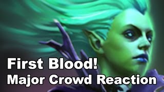 Mineski First Blood Crowd Reaction  Major Dota 2 [upl. by Reifnnej]