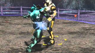 Kick Hopper vs TheBee Sou Yaguruma PS2 Kamen Rider Kabuto [upl. by Dave]