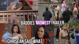 Chrisean Accuses Tesehki of SA‼️ Tommie Brings🔫On Set  Fights 👊🏾 Baddies Midwest Trailer [upl. by Nightingale]