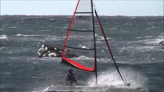 Minicat Catamaran 420 Emotion in strong winds [upl. by Clarie]