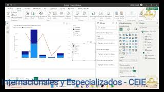 13 Graficos Combinados barras y lineas [upl. by Formica]