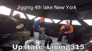 Ice Fishing The Adirondacks 4th Lake New York [upl. by Arjun]