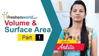 Aptitude Made Easy – Volume and surface area  Basic geometry part1 [upl. by Idnil]