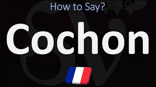 How to Say ‘PIG’ in French  How to Pronounce Cochon [upl. by Edlihtam162]