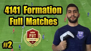 Blue2 FUT Champions Full Matches  4141 Formation FC 24 Custom Tactics [upl. by Acenes242]