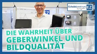 Die Wahrheit über Geberwinkel und Bildqualität bei Echoloten  Echolotzentrumde [upl. by Uyekawa634]