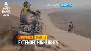 Extended highlights of Stage 11 presented by Aramco  Dakar2023 [upl. by Ahsaei]