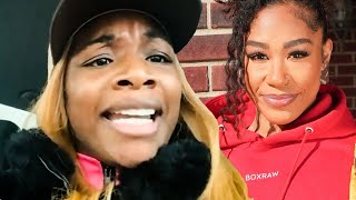 Claressa Shields SERIOUS FK OFF Alycia Baumgardner WARNING Sends NOT MY FRIEND Message on Clash [upl. by Ahens]