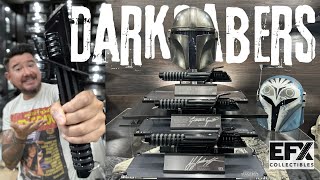 All 3 Darksaber Prop Replicas by EFX Collectibles [upl. by Eelibuj]