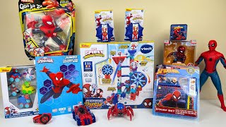 Marvel Spidey and His Amazing Friends Unboxing Review  Super Stretchy Spidey  Marble Rush Playset [upl. by Saxena]