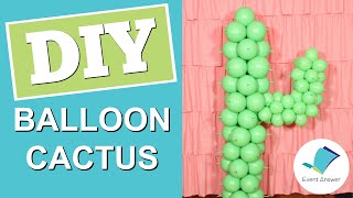 DIY Balloon Cactus [upl. by Antonina]