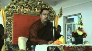 Kyabje Dudjom Yangsi Rinpoche 24 12 2015 [upl. by Drisko]