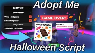 🎃Halloween Roblox Adopt Me Script  Collect All Purple Pumpkins Win Minigames  PASTEBIN [upl. by Hedwig]