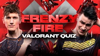 VALORANT QUIZ  FRENZY FIRE 2  VCT EMEA 2023 [upl. by Ferriter64]