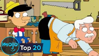 Top 20 Times Family Guy Made Fun of Disney [upl. by Iramat]