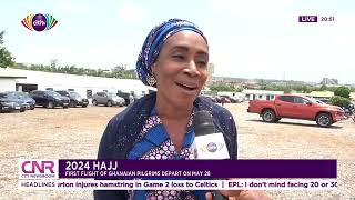 2024 Hajj First flight of Ghanaian pilgrims depart on May 28 [upl. by Adnavoj]